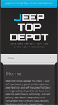 Mobile Screenshot of jeeptopdepot.com