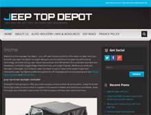 Tablet Screenshot of jeeptopdepot.com